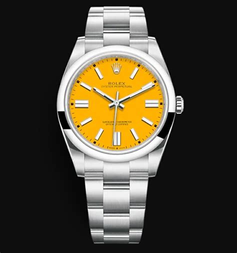 rolex cadran orange|rolex oyster 41 mm.